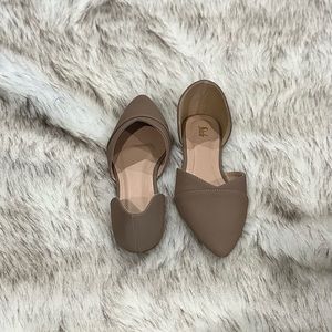 Khaki flats